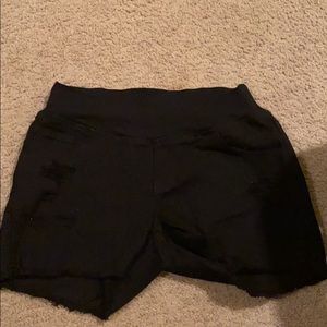 Black Maternity Jean Short